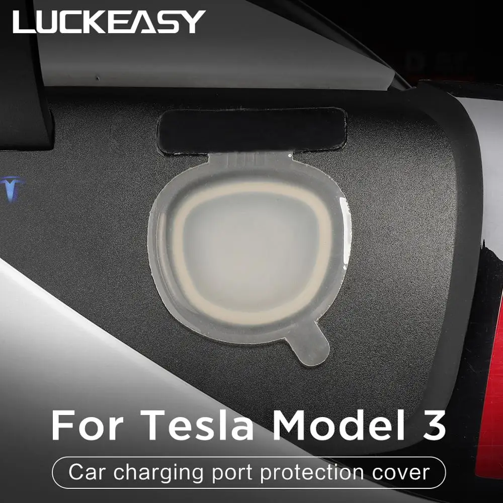 LUCKEASY For tesla Model 3 Car charging port protection cover model3 2021 Charging port dust plug WHITE/BLACK
LUCKEASY For tesla Model 3 Car charging port protection cover model3 2021 Charging port dust plug WHITE/BLACK
