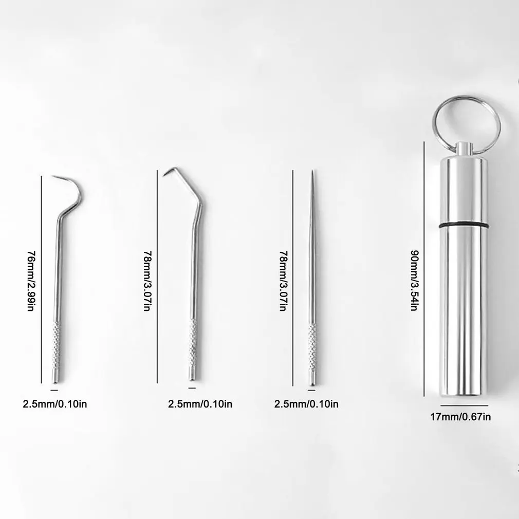 Portable Titanium Stainless Steel Portable Toothpicks Reusable Metal For Outdoor Picnics And Camping
Portable Titanium Stainless Steel Portable Toothpicks Reusable Metal For Outdoor Picnics And Camping