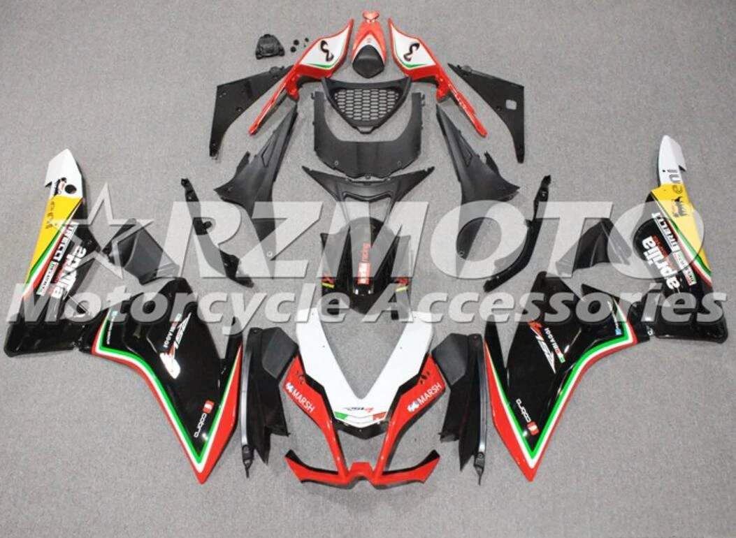 Новый комплект обтекателей для мотоцикла из АБС-пластика, подходит для Aprilia RSV4 1000 2010 2011 2012 2013 2014 2015, черный кузов
Новый комплект обтекателей для мотоцикла из АБС-пластика, подходит для Aprilia RSV4 1000 2010 2011 2012 2013 2014 2015, черный кузов