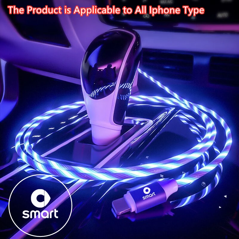 IPhone 12 Pro Max 11 X XR XS 8 7 Flow Luminous Lighting usb cable Fast Charging LED Wire For Smart 451 453 Fortwo Forfour
IPhone 12 Pro Max 11 X XR XS 8 7 Flow Luminous Lighting usb cable Fast Charging LED Wire For Smart 451 453 Fortwo Forfour