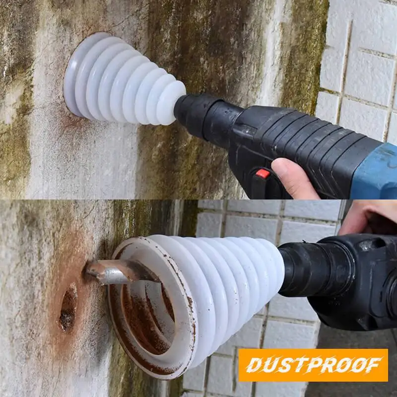 Hammer Drill Dust Collector Rubber Electric Hammer Drill Dust Cover Dustproof Device For Household Impact Drill Power Tools
Hammer Drill Dust Collector Rubber Electric Hammer Drill Dust Cover Dustproof Device For Household Impact Drill Power Tools