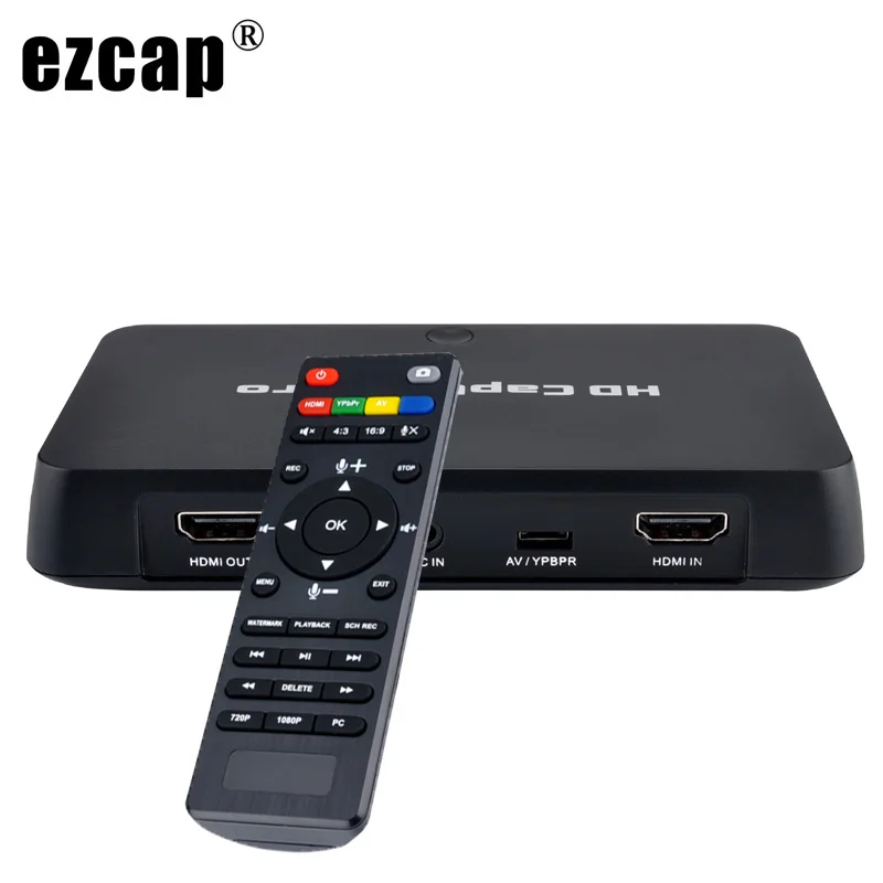 Карта видеозахвата HDMI AV с микрофоном для записи по расписанию воспроизведение