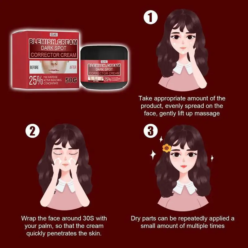 50g Whitening Cream Effective Freckle Cream Remove Dark Spots Anti Freckle Cream Fade Pigmentation Melasma Skin Care Face
50g Whitening Cream Effective Freckle Cream Remove Dark Spots Anti Freckle Cream Fade Pigmentation Melasma Skin Care Face