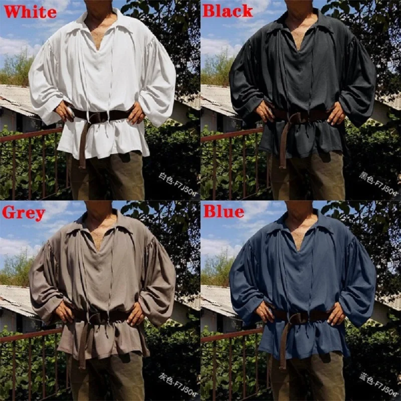 Medieval Men's Vintage Tunic Top Renaissance Pirate Shirt Cosplay Costume XL
Medieval Men's Vintage Tunic Top Renaissance Pirate Shirt Cosplay Costume XL