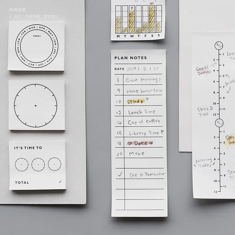 Weekly Daily Planner Sticky Notes Time Schedule Checklist Memo Pads for Working School Study
Weekly Daily Planner Sticky Notes Time Schedule Checklist Memo Pads for Working School Study