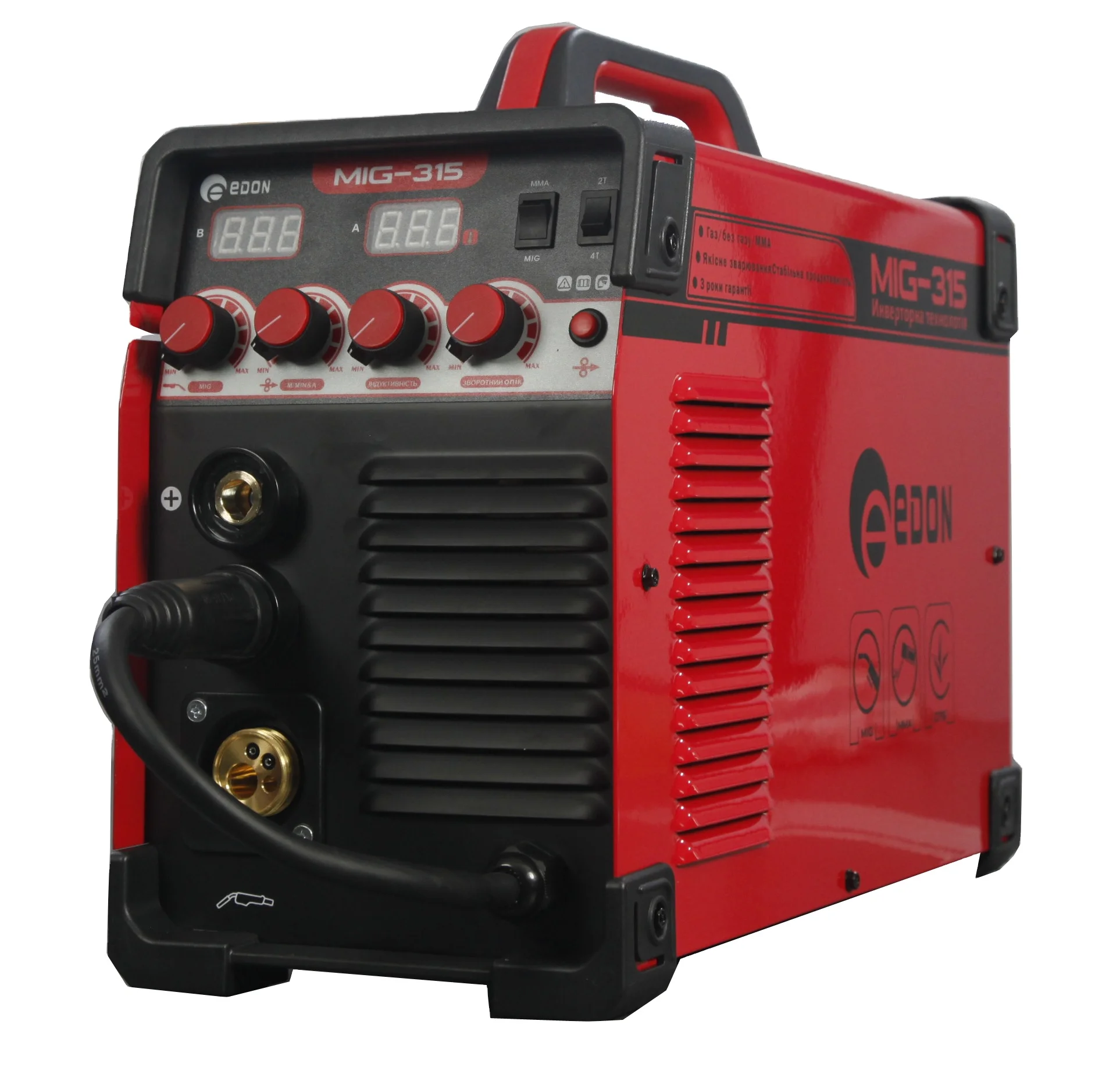 EDON MIG MAG MMA 3 IN 1 MIG-315 CO2 GAS AND GALESS INVERTER MIG WELDING MACHINE MIG WELDER
EDON MIG MAG MMA 3 IN 1 MIG-315 CO2 GAS AND GALESS INVERTER MIG WELDING MACHINE MIG WELDER