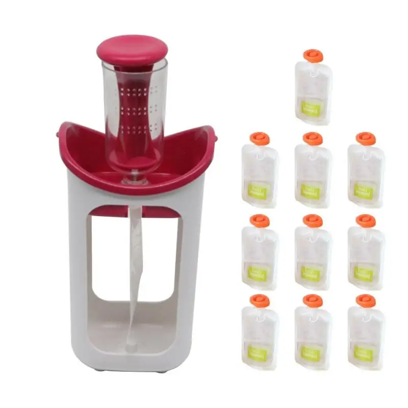 New 1set Children Puree Squeezer Household Fruit Juice Dispenser Manual Baby Food Supplement Storage Bag Container High Quality
New 1set Children Puree Squeezer Household Fruit Juice Dispenser Manual Baby Food Supplement Storage Bag Container High Quality