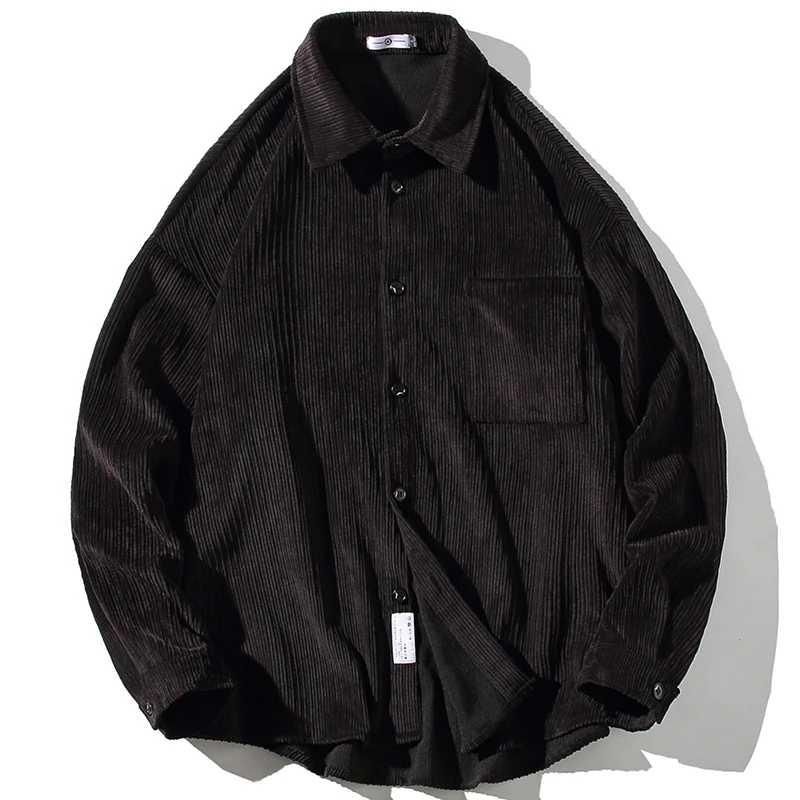 Осенние вельветовые рубашки большого размера пальто мужские мешковатые блузки модная повседневная Уличная одежда на пуговицах Топы с длин...
Осенние вельветовые рубашки большого размера пальто мужские мешковатые блузки модная повседневная Уличная одежда на пуговицах Топы с длин...