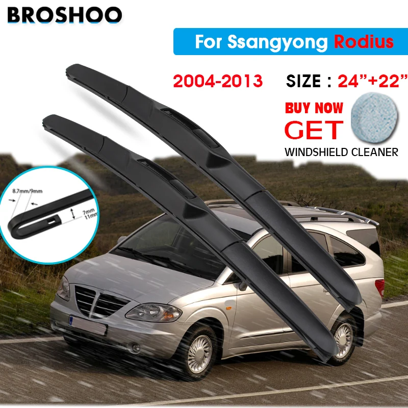 Щетка стеклоочистителя для Автомобиля Ssangyong RODIUS 24 "+ 22" 2004-2013 Авто Стеклоочистители для лобового стекла лезвия для мытья окон подходят U Hook Arms
Щетка стеклоочистителя для Автомобиля Ssangyong RODIUS 24 "+ 22" 2004-2013 Авто Стеклоочистители для лобового стекла лезвия для мытья окон подходят U Hook Arms