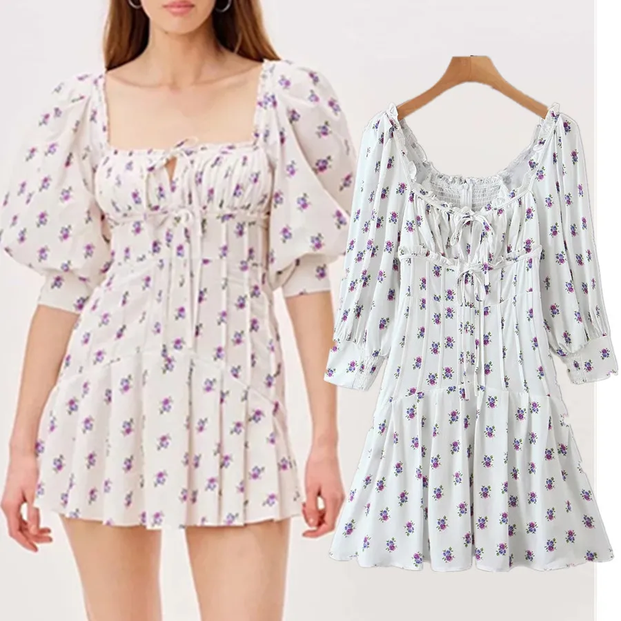 Withered Indie Folk Bohemian Style Floral Printing Casual Dress Women Square Collar Holiday Fashion Vestidos Summer Dress Women
Withered Indie Folk Bohemian Style Floral Printing Casual Dress Women Square Collar Holiday Fashion Vestidos Summer Dress Women