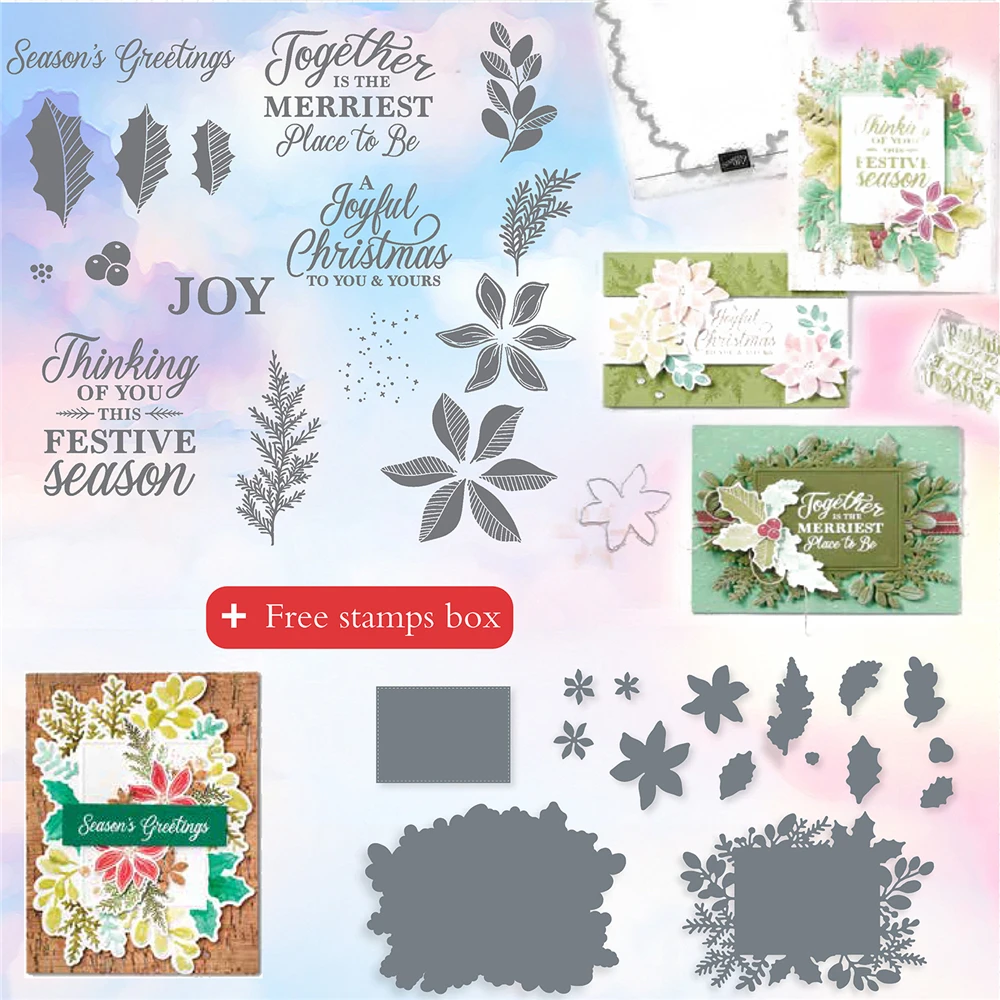 Flower Leaf Clear Stamps And Metal Cutting Dies Stencil DIY Photo Album Scrapbooking Decoration Embossing Handicraft Template
Flower Leaf Clear Stamps And Metal Cutting Dies Stencil DIY Photo Album Scrapbooking Decoration Embossing Handicraft Template