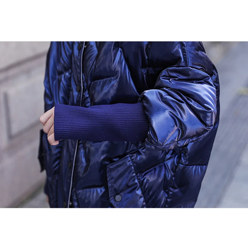 Winter Down Cotton Jacket Women Parka Korean Long Glossy Warm Cotton Clothing outwear Loose Ladies Overcoat Padded Jacket Tide
Winter Down Cotton Jacket Women Parka Korean Long Glossy Warm Cotton Clothing outwear Loose Ladies Overcoat Padded Jacket Tide