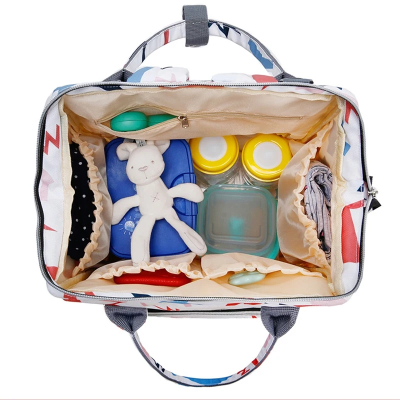 Insular Large Capacity Printed Mummy Diaper Bag Multifunctional Waterproof Mommy Travel Portable Backpack Storage
Insular Large Capacity Printed Mummy Diaper Bag Multifunctional Waterproof Mommy Travel Portable Backpack Storage