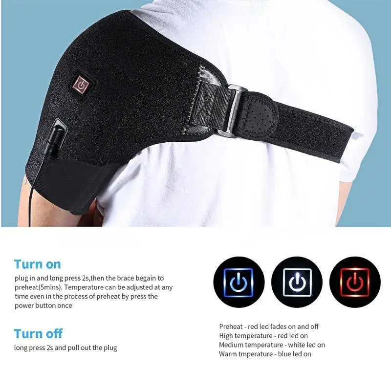 Durable Shoulder Guard Heating Shoulder Support 3 Level Winter Scapulohumeral Periarthritis Snow Keep Warm Heating Shoulder
Durable Shoulder Guard Heating Shoulder Support 3 Level Winter Scapulohumeral Periarthritis Snow Keep Warm Heating Shoulder