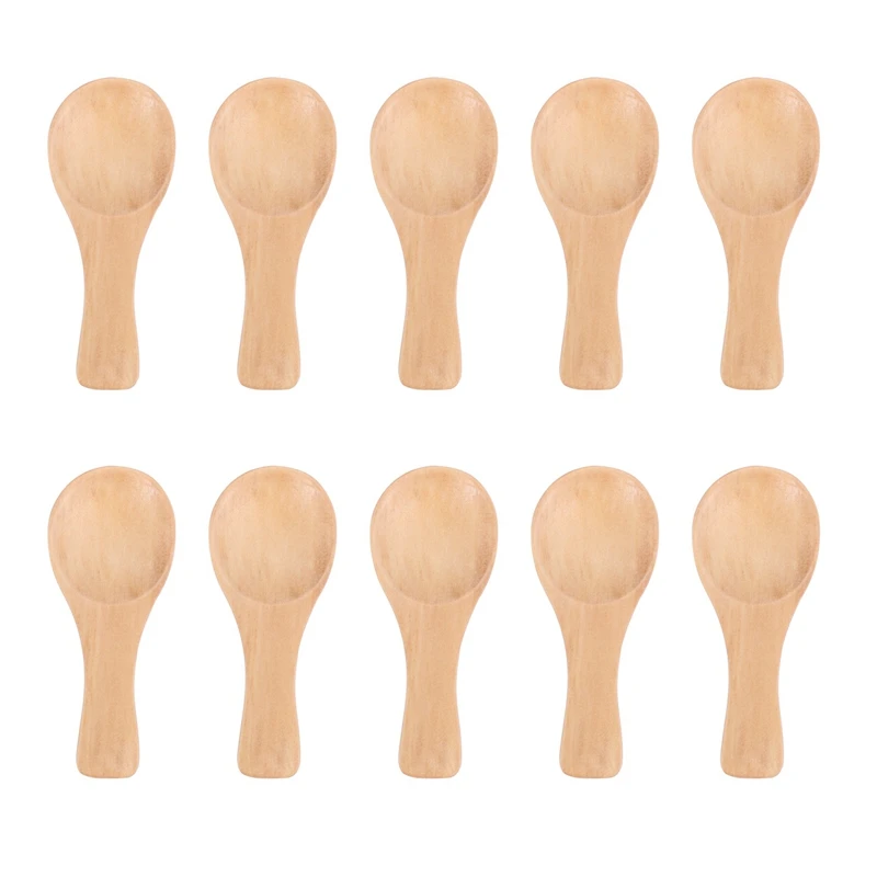 Short Handle 10 Packets of Small Wooden Spoon, Perfect for Small Jars of Jam, Spices, Condiments, Seasonings, Sugar, Honey, Coff
Short Handle 10 Packets of Small Wooden Spoon, Perfect for Small Jars of Jam, Spices, Condiments, Seasonings, Sugar, Honey, Coff