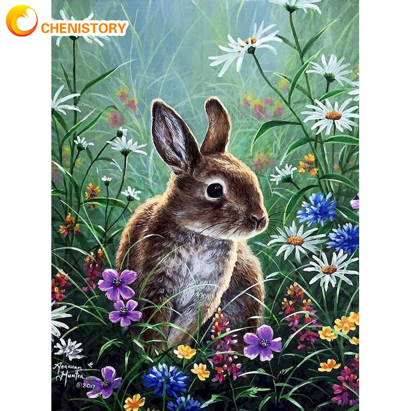 CHENISTORY 5D DIY Diamond Embroidery Animal Picture Rhinestones Diamond Mosaic Art Painting Rabbit Cross Stitch Home Decoration
CHENISTORY 5D DIY Diamond Embroidery Animal Picture Rhinestones Diamond Mosaic Art Painting Rabbit Cross Stitch Home Decoration
