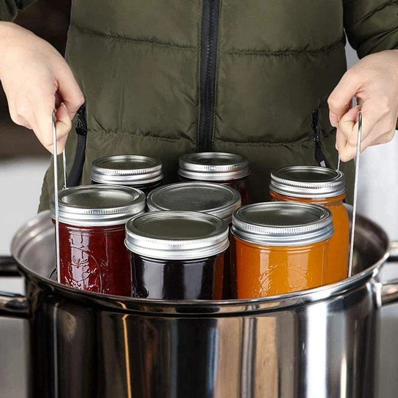 Stainless Steel Steamer Canning Rack,Heat Resistant Round Cooking Cooling Jar Rack with for Kitchen Pressure Cooker
Stainless Steel Steamer Canning Rack,Heat Resistant Round Cooking Cooling Jar Rack with for Kitchen Pressure Cooker