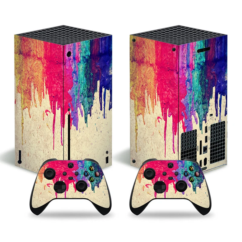 Colorful Design Skin Sticker for Xbox Series X Console and 2 Controllers Skin Decal Cover for xbox series X vinyl sticker
Colorful Design Skin Sticker for Xbox Series X Console and 2 Controllers Skin Decal Cover for xbox series X vinyl sticker