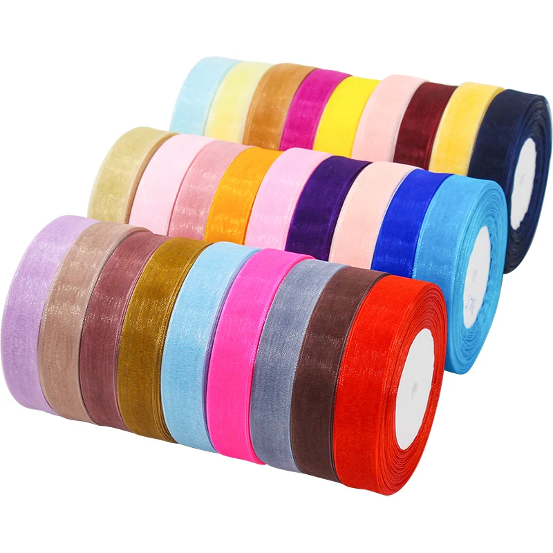 15 мм органза ленты декоративные упаковка для подарка на день рождения для дома Свадебная вечеринка Рождество DIY Материал ленты 1 шт. 45 м/руло... 
15 мм органза ленты декоративные упаковка для подарка на день рождения для дома Свадебная вечеринка Рождество DIY Материал ленты 1 шт. 45 м/руло...