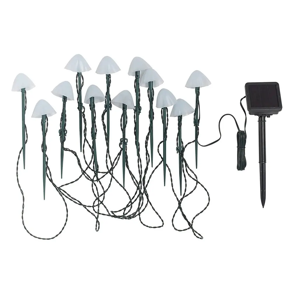 Solar LED String Light Outdoor Waterproof Mini Mushroom String Light Pathway Landscape Fairy Light Solar Ground Stakes Lamp
Solar LED String Light Outdoor Waterproof Mini Mushroom String Light Pathway Landscape Fairy Light Solar Ground Stakes Lamp