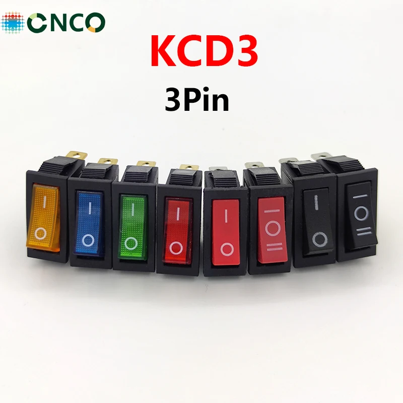 KCD3 rocker Switch Start stop button 3Pin electrical equipment Toggle switch Light switch 16A 250VAC/20A125VAC rocker switch
KCD3 rocker Switch Start stop button 3Pin electrical equipment Toggle switch Light switch 16A 250VAC/20A125VAC rocker switch