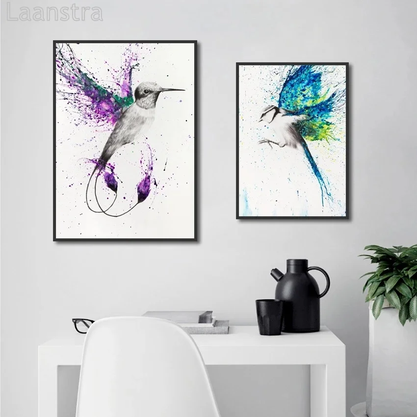 Hummingbird with Colorful Wings Abstract Oil Canvas Painting Hd Printed Wall Art Poster Modern Living Room Home Decoration
Hummingbird with Colorful Wings Abstract Oil Canvas Painting Hd Printed Wall Art Poster Modern Living Room Home Decoration