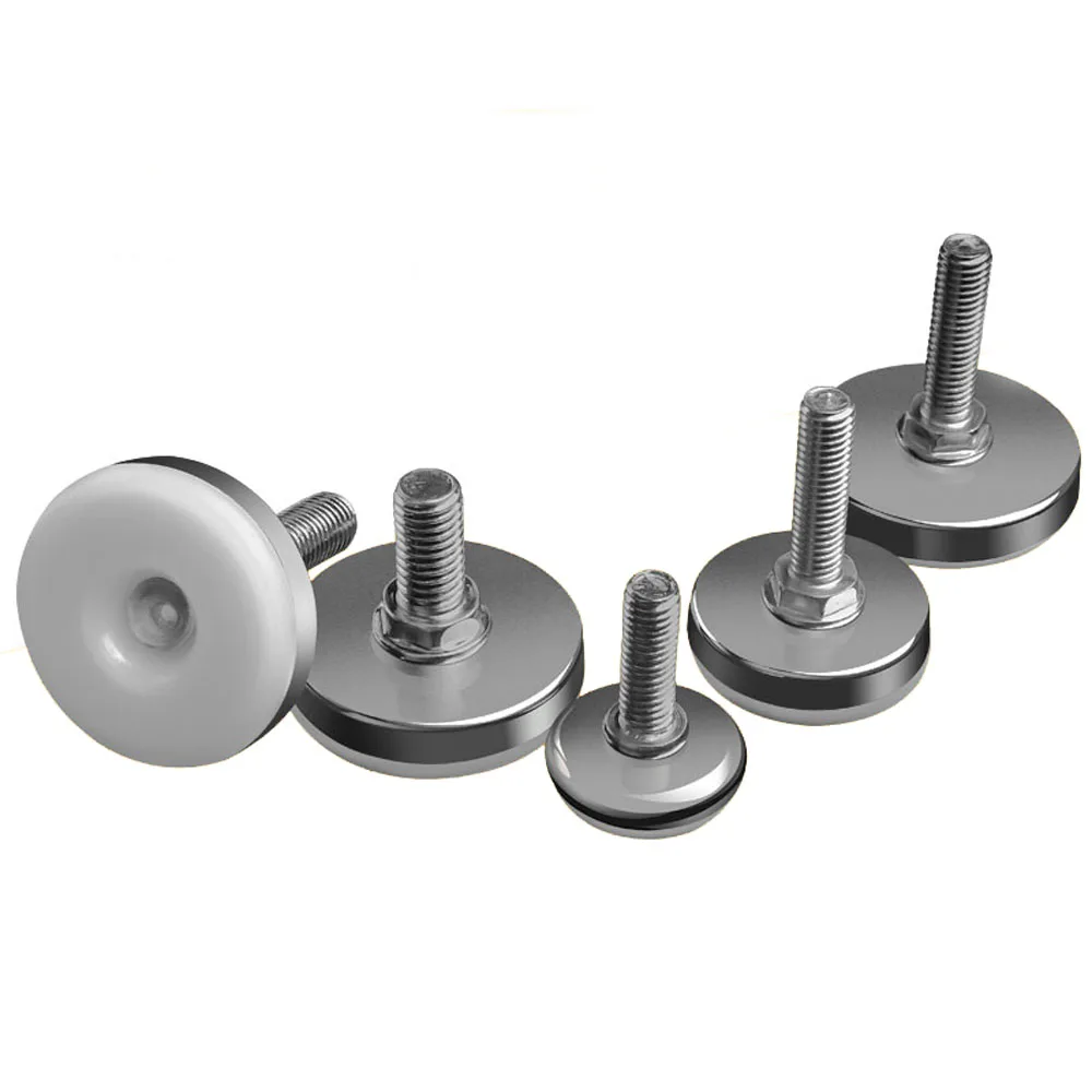

2/4/8pcs Levelling Machine Feet M6 M8 M10 Screw in Height Adjustable Foot Base Dia 30mm 35mm 43mm 50mm