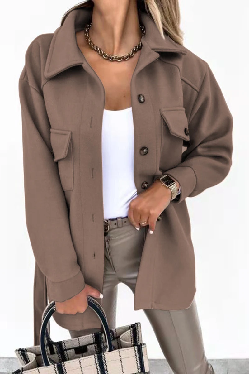 Vintage Woolen Blazer Jackets For Women Solid Color Wool Jackets Formal Long Sleeve Jacket Ladies Office Work Outwear
Vintage Woolen Blazer Jackets For Women Solid Color Wool Jackets Formal Long Sleeve Jacket Ladies Office Work Outwear