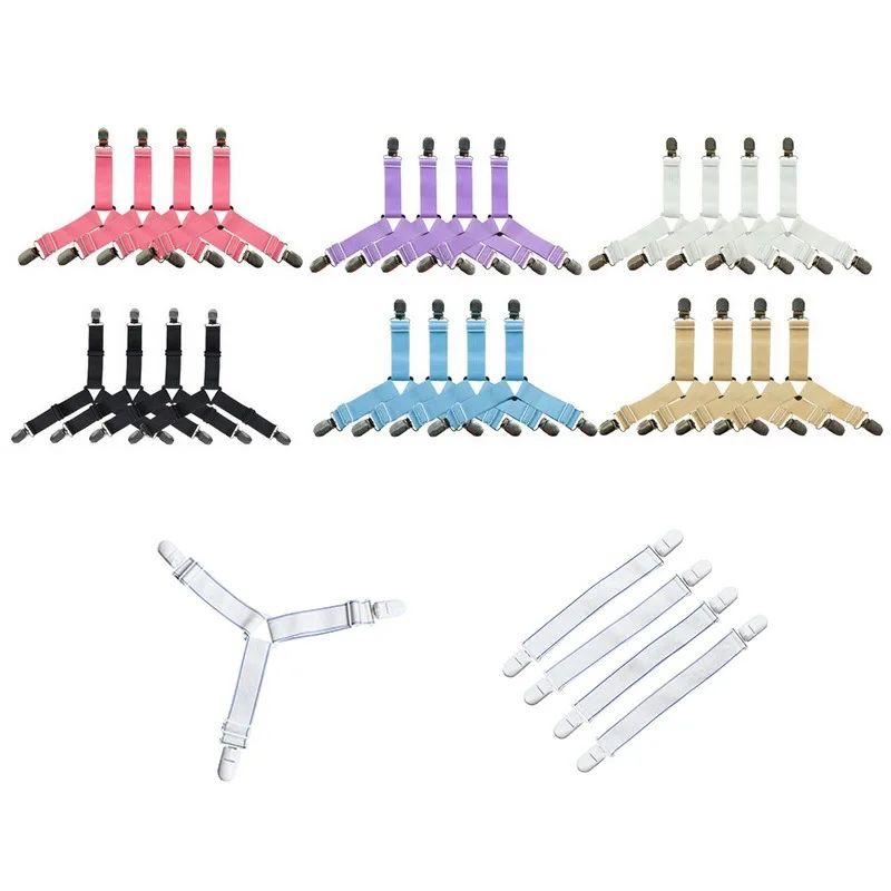 Elastic Grippers Belt Home Bed Linen Sheet Mattress Covers Fastener Bed Sheet Clips Mattress Blankets Holder Organize Gadgets
Elastic Grippers Belt Home Bed Linen Sheet Mattress Covers Fastener Bed Sheet Clips Mattress Blankets Holder Organize Gadgets