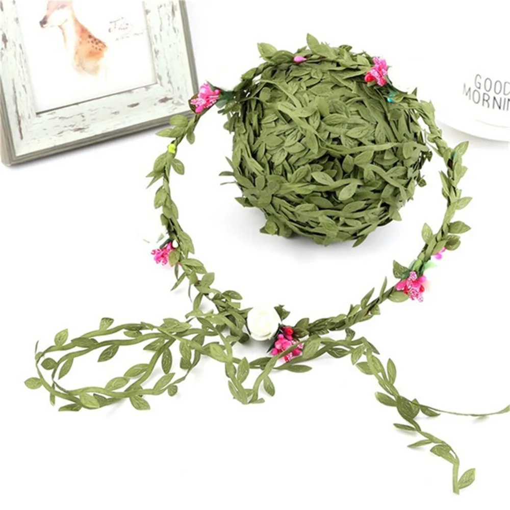 10 Meter Silk Leaf-Shaped Handmake Artificial green Leaves For Wedding Decoration DIY Wreath Gift Scrapbooking Craft Fake Flower
10 Meter Silk Leaf-Shaped Handmake Artificial green Leaves For Wedding Decoration DIY Wreath Gift Scrapbooking Craft Fake Flower
