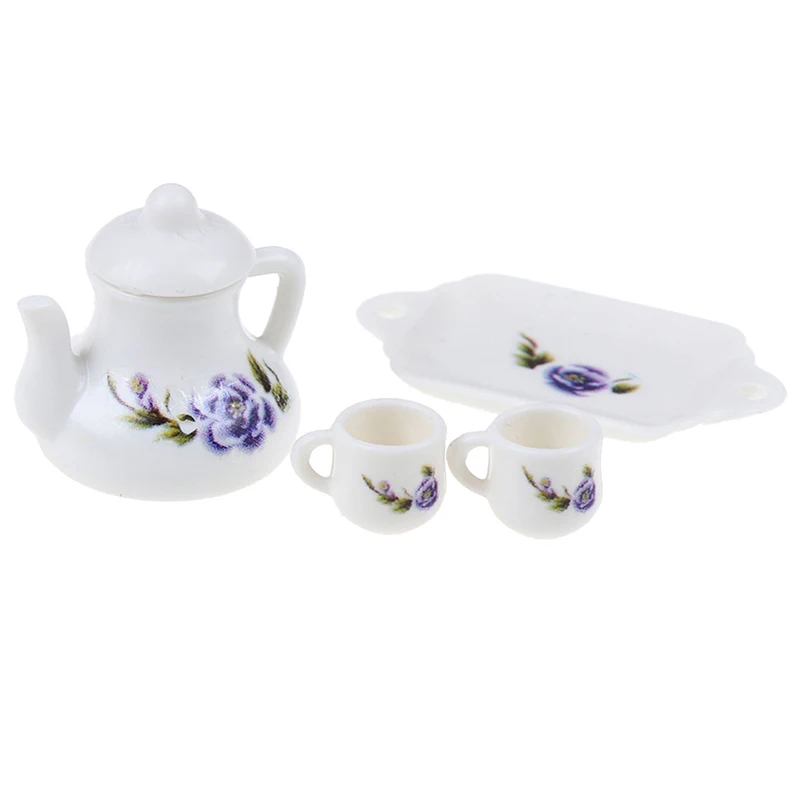 1:12 Miniature 4Pcs Porcelain Tea Cup Set Chintz Flower Tableware Kitchen Dollhouse Furniture Toys For Children
1:12 Miniature 4Pcs Porcelain Tea Cup Set Chintz Flower Tableware Kitchen Dollhouse Furniture Toys For Children