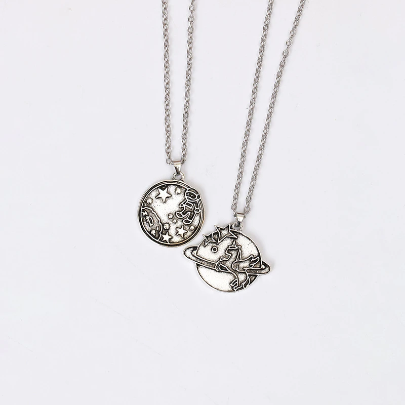 Fashion Creative Hollow Design Planet Star Astronaut Unicorn Shape Pendant Personality Hip Hop Couple Party Accessories Gift
Fashion Creative Hollow Design Planet Star Astronaut Unicorn Shape Pendant Personality Hip Hop Couple Party Accessories Gift
