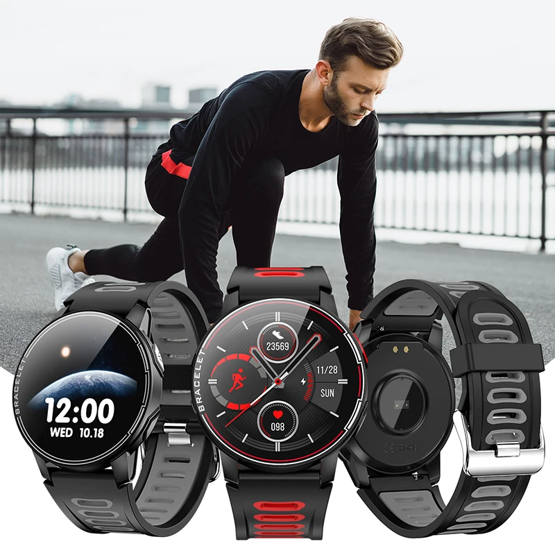 Smart Watch Men Fitness Tracker Women Wearable Devices IP68 Waterproof Smartwatch Heart Rate Bracelet Outdoor Smart Sport Watch