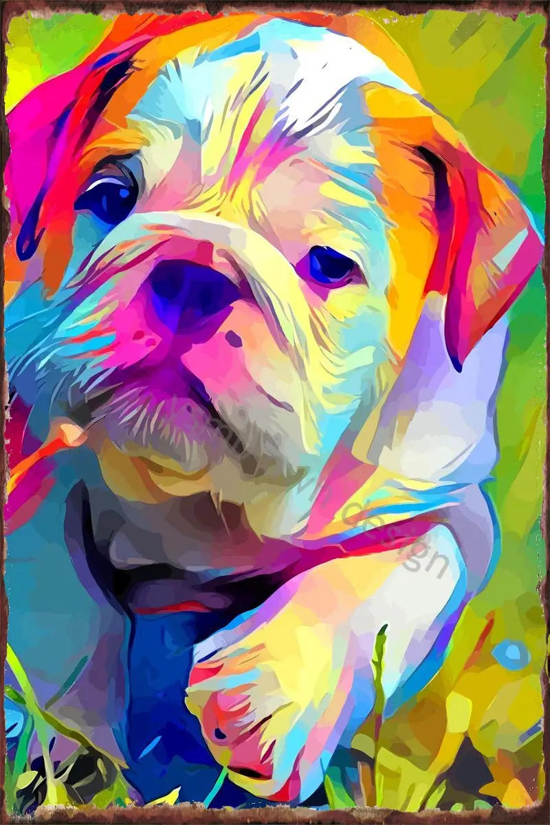 Bulldog Wall Decor Room Decoration Retro Vintage Metal Sign Tin Sign Tin Plates For Art Pub Home Club Man Cave Cafe
Bulldog Wall Decor Room Decoration Retro Vintage Metal Sign Tin Sign Tin Plates For Art Pub Home Club Man Cave Cafe