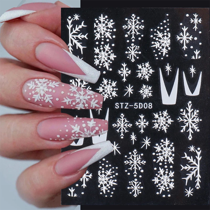 3d rose gold Laser Nail Stickers Christmas Decal Nail Slider Xmas Snowflakes 3D Manicure DIY Art New Self-Adhesive Nail Sticker
3d rose gold Laser Nail Stickers Christmas Decal Nail Slider Xmas Snowflakes 3D Manicure DIY Art New Self-Adhesive Nail Sticker