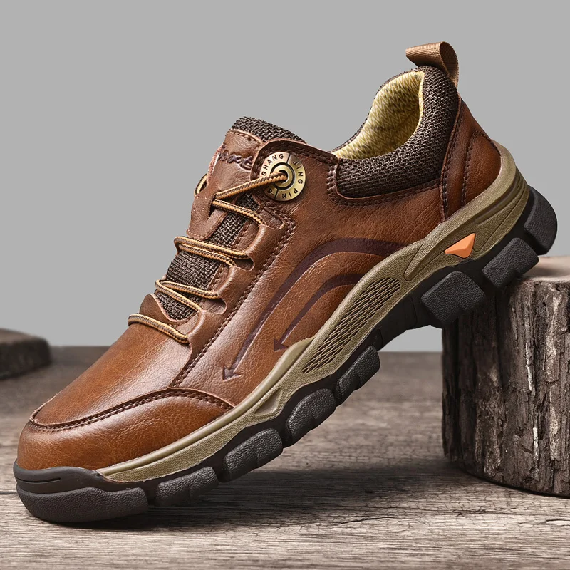 Men's Leather Climbing Shoes Fashion Breathable Oxford Shoes Outdoor Hiking Non-Slip Casual Shoes Retro Style Men Sneakers
Men's Leather Climbing Shoes Fashion Breathable Oxford Shoes Outdoor Hiking Non-Slip Casual Shoes Retro Style Men Sneakers