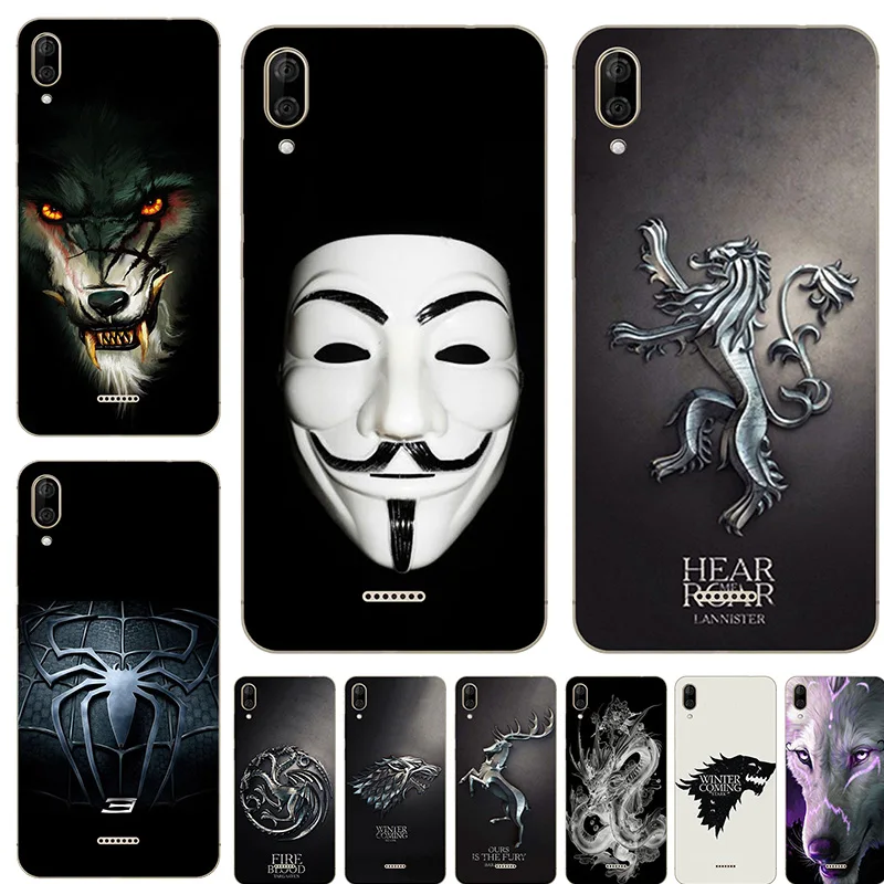 Чехол для Wiko Y80 Y 80 мягкий силиконовый чехол из ТПУ с рисунком 3D Cat Coque сумка чехлы