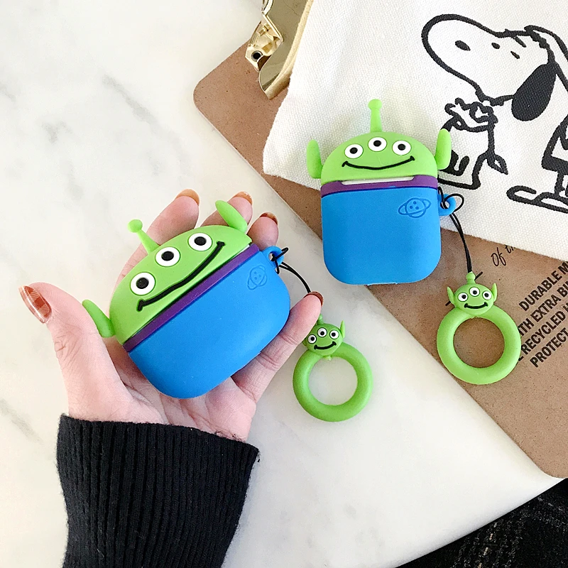 Monster Alien Airpods Case Soft Slim Silicone Bluetooth Headset Protective Cover Case For Airpod Pro
Monster Alien Airpods Case Soft Slim Silicone Bluetooth Headset Protective Cover Case For Airpod Pro