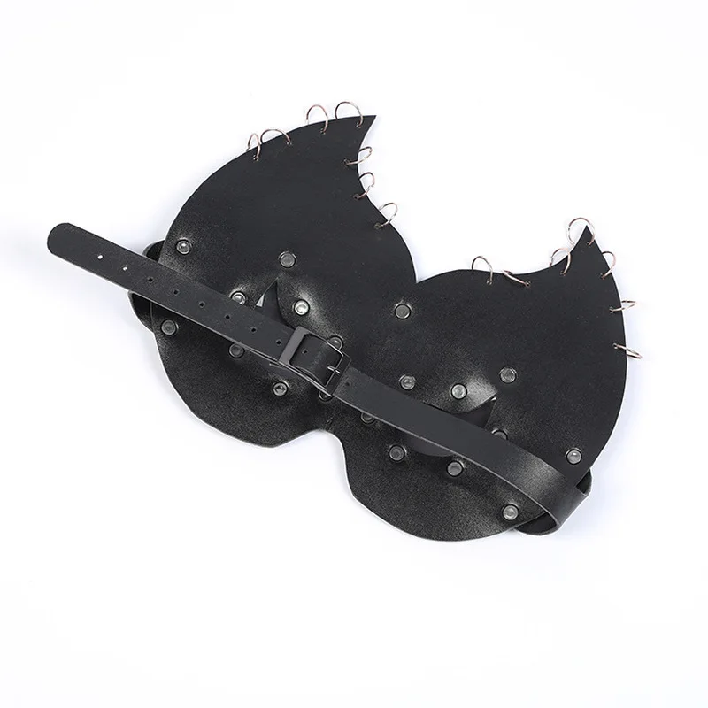New Black Leather Cat Mask Punk Cosplay Harness Mask Halloween Playing Props Nightclub Carnival Party Mask Steampunk Accessories
New Black Leather Cat Mask Punk Cosplay Harness Mask Halloween Playing Props Nightclub Carnival Party Mask Steampunk Accessories