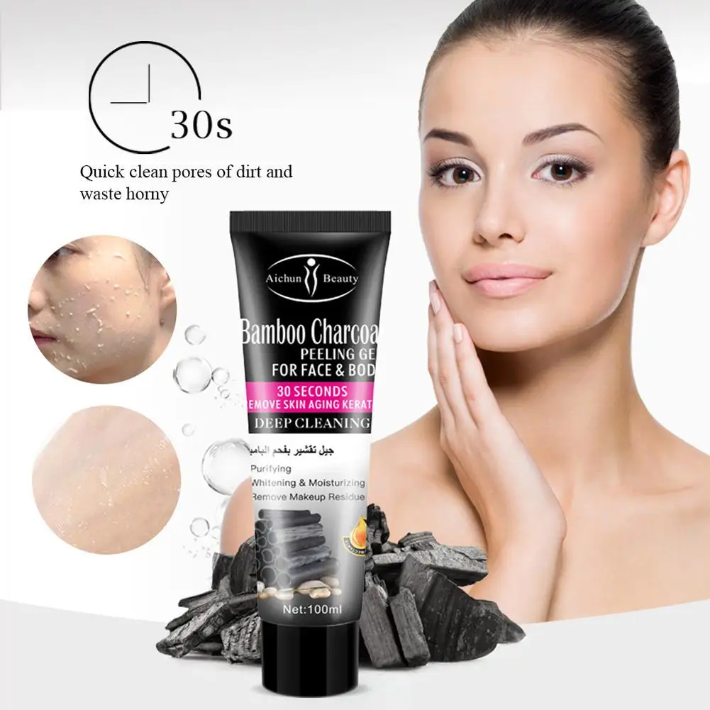 Bamboo Charcoal Face Exfoliator Body Exfoliating Gel Moisturizing Whitening Deep Cleansing Dead Skin Remover
Bamboo Charcoal Face Exfoliator Body Exfoliating Gel Moisturizing Whitening Deep Cleansing Dead Skin Remover
