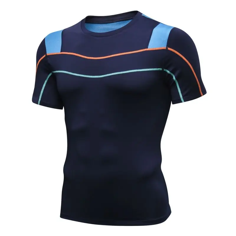 6 Colors Men Summer quick-drying high-elastic tight-fitting T-shirt Gym Sports Running Fitness short-sleeved Tops
6 Colors Men Summer quick-drying high-elastic tight-fitting T-shirt Gym Sports Running Fitness short-sleeved Tops