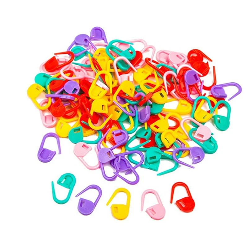 100pcs Mix Color Plastic Knitting Tools Locking Stitch Markers Crochet Latch Knitting Tools Needle Clip Hook
100pcs Mix Color Plastic Knitting Tools Locking Stitch Markers Crochet Latch Knitting Tools Needle Clip Hook