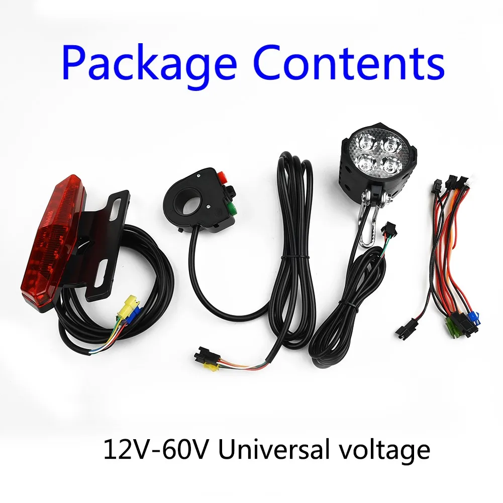 1Set 12-60V Electric Bike Light Set With Horn Brake Turn Signal Cool Tail Ebike Bicycle Night Riding Upgrade Replacement Accesso
1Set 12-60V Electric Bike Light Set With Horn Brake Turn Signal Cool Tail Ebike Bicycle Night Riding Upgrade Replacement Accesso