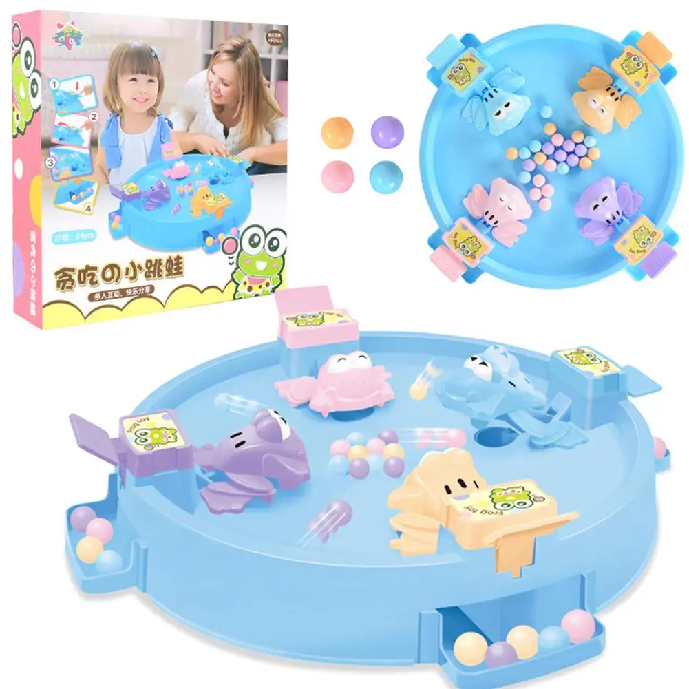 4 Player Frog Toy Portable Hungry Frogs Desktop Game Fun To Play Frog Toy Eat Beans For Christmas Party Game Muti-player Game
4 Player Frog Toy Portable Hungry Frogs Desktop Game Fun To Play Frog Toy Eat Beans For Christmas Party Game Muti-player Game