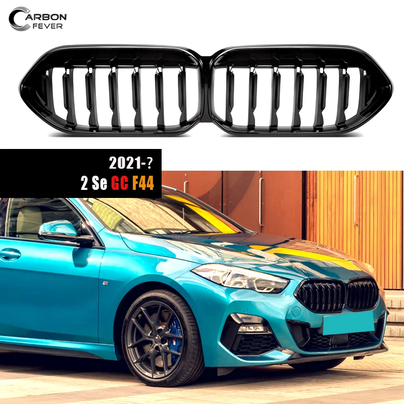 F44 Racing Grill Gloss Black ABS Front Bumper Kidney Grille For BMW 2 Series 2021- Gran Coupe GC Replacment Type Front Grills
F44 Racing Grill Gloss Black ABS Front Bumper Kidney Grille For BMW 2 Series 2021- Gran Coupe GC Replacment Type Front Grills