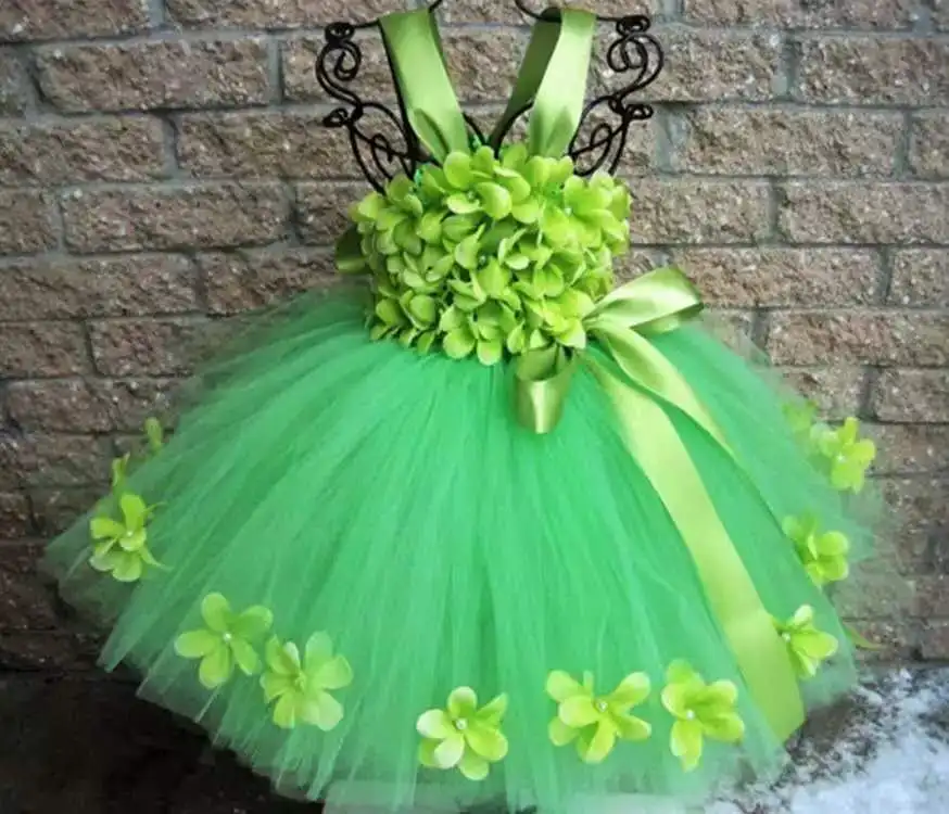 Girls Green Petals Tutu Dress Kids Flower Straps Dress Ball Gown with Ribbon Bow Children Christmas Wedding Party Costume Dress
Girls Green Petals Tutu Dress Kids Flower Straps Dress Ball Gown with Ribbon Bow Children Christmas Wedding Party Costume Dress