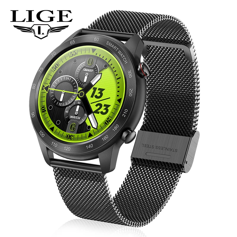 LIGE Fashion Men Smart Watch 2021 Full Touch Round Screen Smartwatch for Women Heart Rate Bluetooth Call Watches For Android IOS
LIGE Fashion Men Smart Watch 2021 Full Touch Round Screen Smartwatch for Women Heart Rate Bluetooth Call Watches For Android IOS