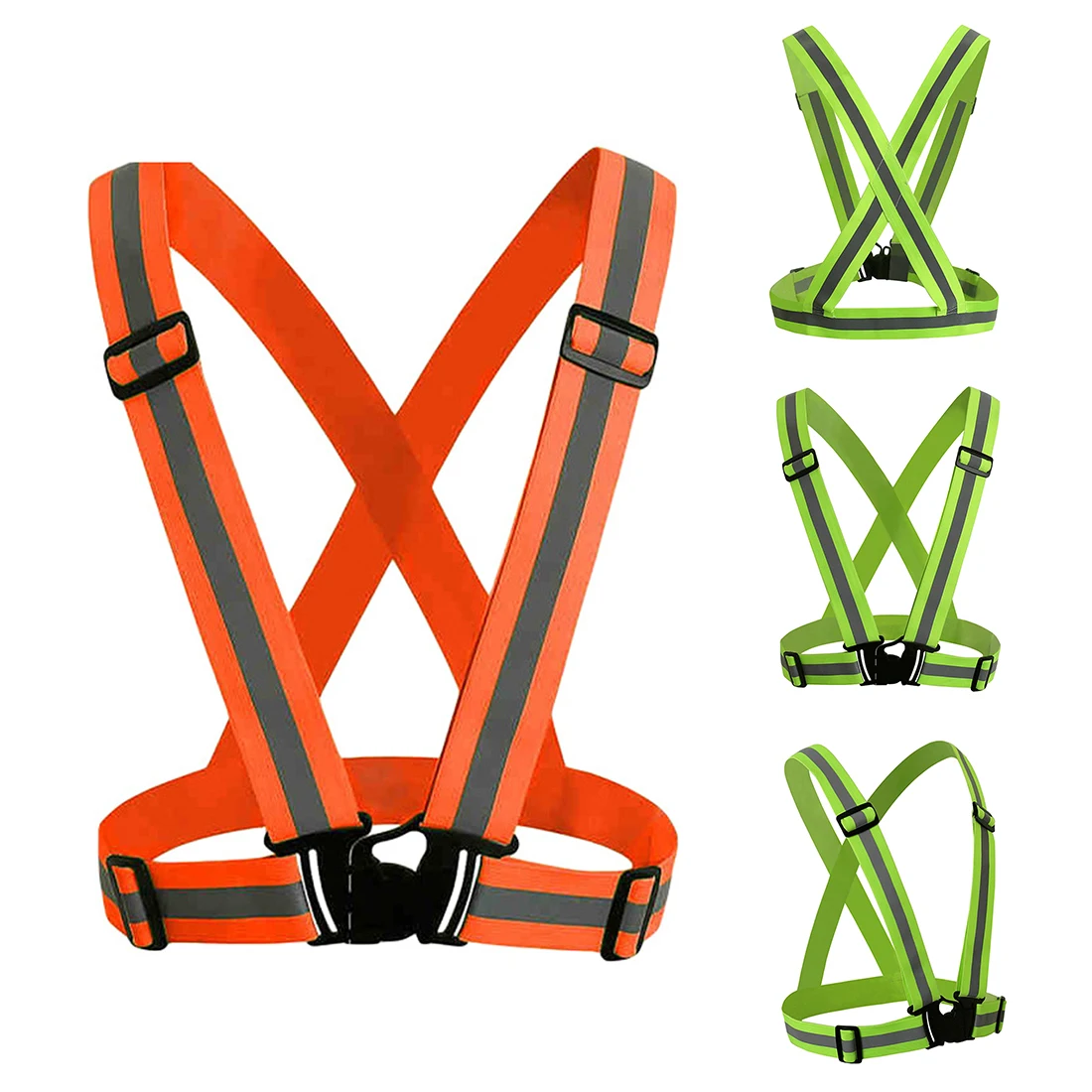 Unisex High Visibility Reflection Vest Cycling Vest Harness Reflective Safety Belt for Outdoor Night Running Cycling Jogging
Unisex High Visibility Reflection Vest Cycling Vest Harness Reflective Safety Belt for Outdoor Night Running Cycling Jogging