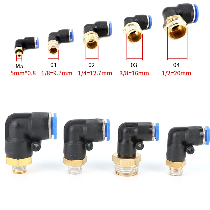 PL pneumatic connector 4mm-12mm hose OD 1/8 "1/4" 3/8 "1/2" male pneumatic thread tube elbow connector tube Air Push In mount
PL pneumatic connector 4mm-12mm hose OD 1/8 "1/4" 3/8 "1/2" male pneumatic thread tube elbow connector tube Air Push In mount