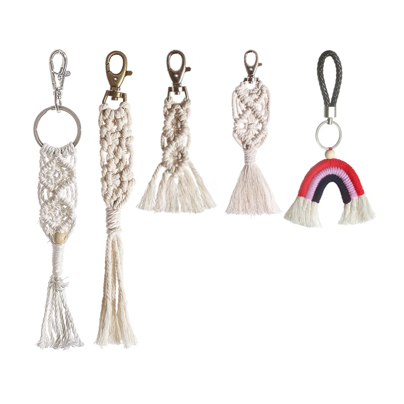 Fringed lace keychain Boho style hand-woven jewelry gift cotton tassel bag pendant creative decorative pendant
Fringed lace keychain Boho style hand-woven jewelry gift cotton tassel bag pendant creative decorative pendant